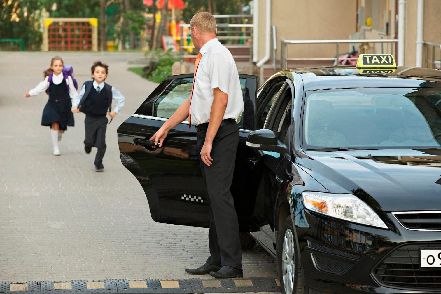 Prise en charge devant l'école